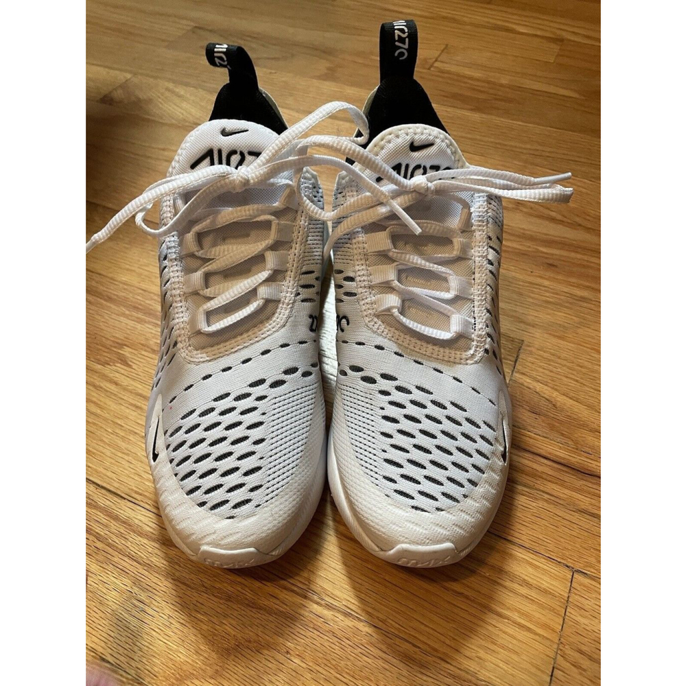 Nike Air Max 270 Women’s Sz 5 Shoes Sneakers Running Shoes White And Black 2021